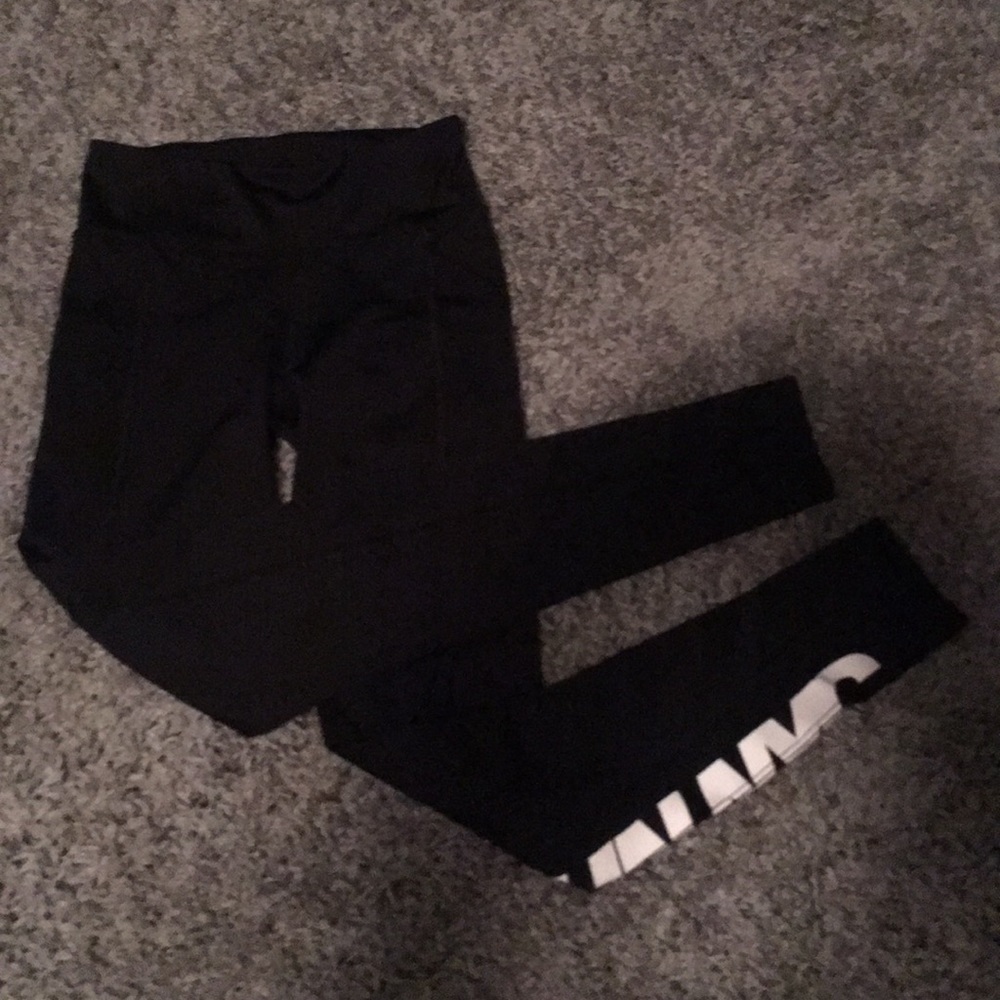 Live Love Dream from Aeropostale XS Black Leggings